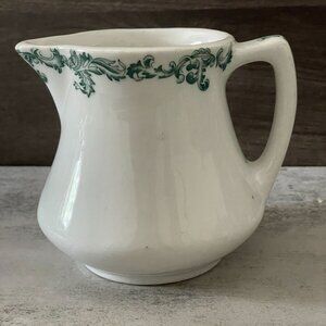 Vintage Jackson USA Pattern 101 Hillside Acanthus Restaurant Ware Pitcher 5"